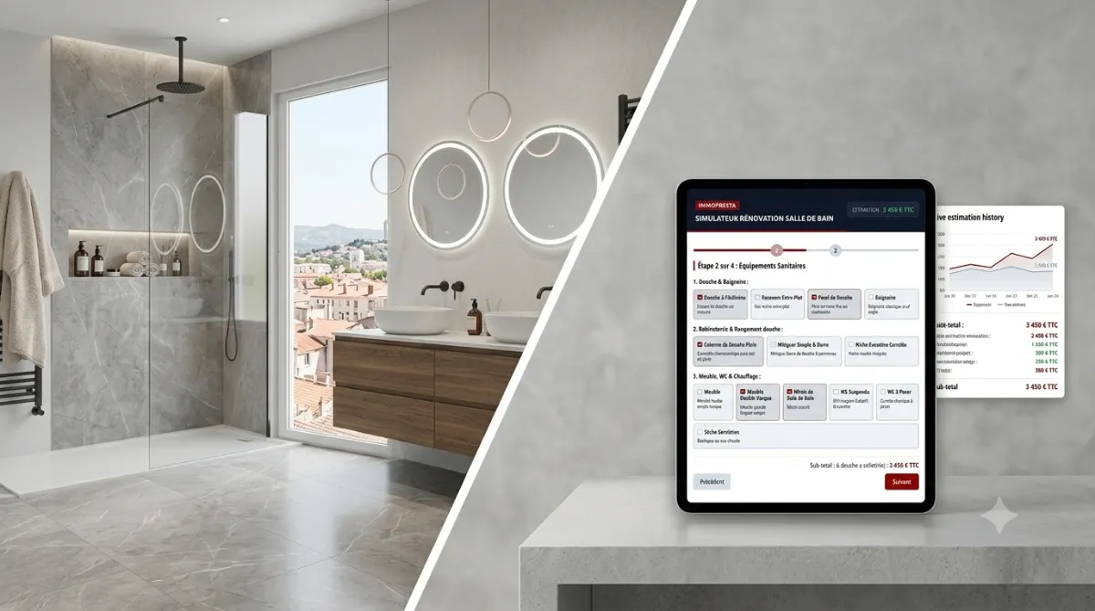 Prix Rénovation Salle de Bain à Montélimar : Estimez vos Travaux en Ligne