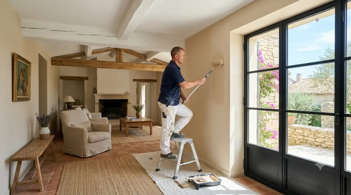 Peinture intérieure à Montélimar : quelle finition choisir pour vos murs, plafonds et menuiseries ?